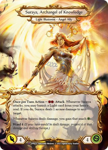 Invoke Suraya // Suraya, Archangel of Knowledge (Marvel) card image