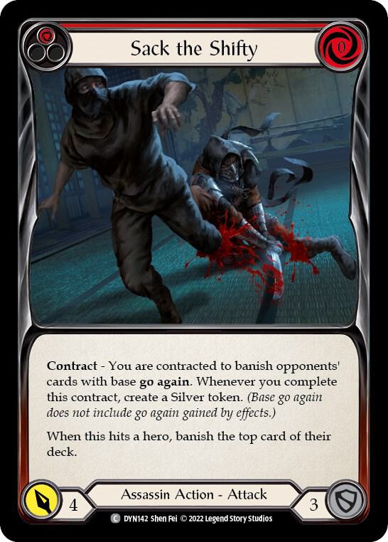 Sack the Shifty (Red) card image