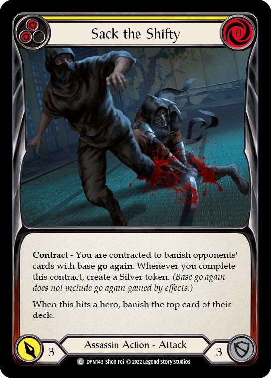 Sack the Shifty (Yellow) card image