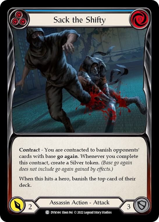 Sack the Shifty (Blue) card image