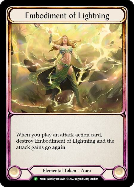 Embodiment of Lightning - FAB119 card image