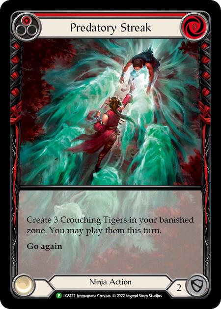 Predatory Streak (Red) - LGS122 card image