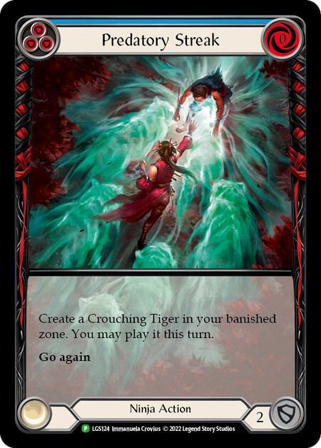 Predatory Streak (Blue) - LGS124 card image