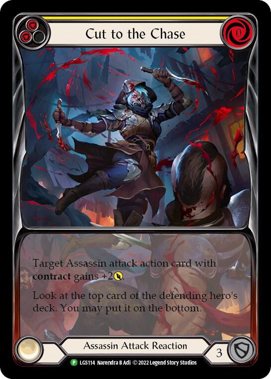 Cut to the Chase (Yellow) - LGS114 card image