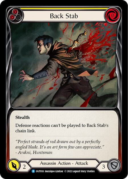 Back Stab (Yellow) card image