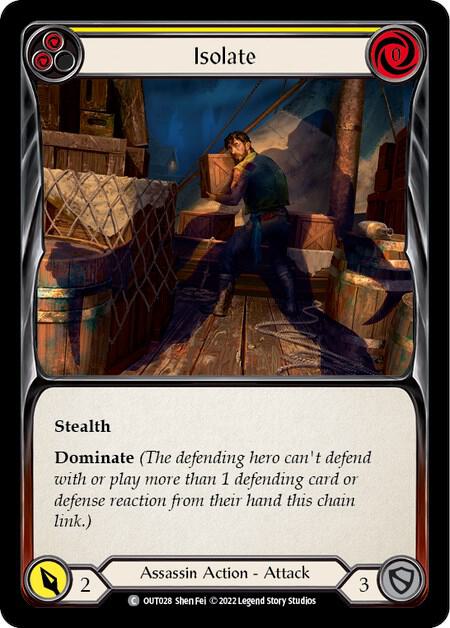 Isolate (Yellow) card image