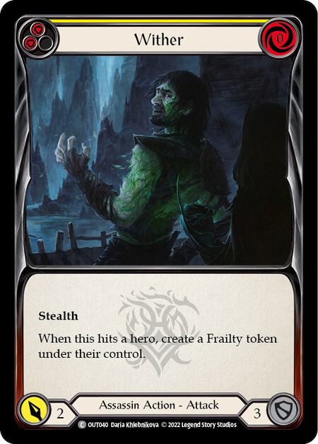 Wither (Yellow) card image