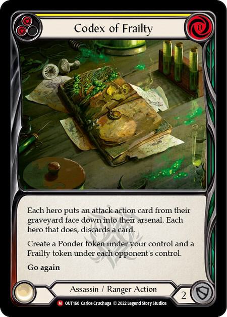 Codex of Frailty card image