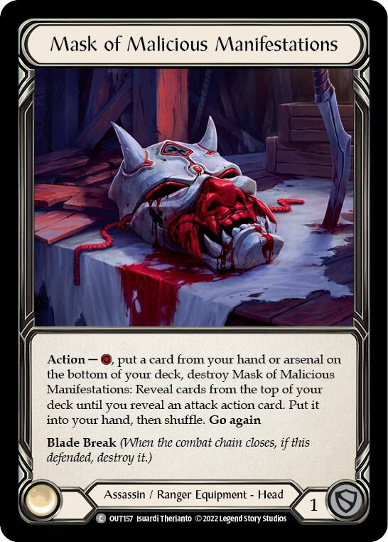 Mask of Malicious Manifestations card image