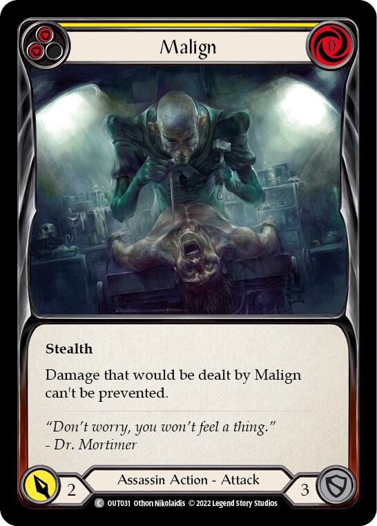 Malign (Yellow) card image