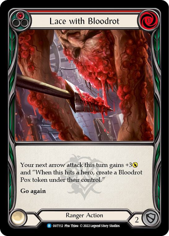 Lace with Bloodrot (Red) card image