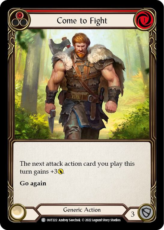 Come to Fight (Red) card image