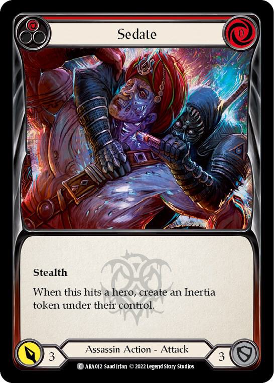 Sedate (Red) card image