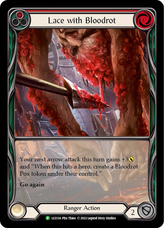 Lace with Bloodrot (Red) - LGS134 card image