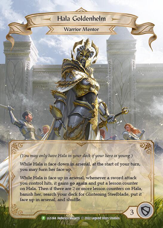 Hala Goldenhelm - LGS144 card image