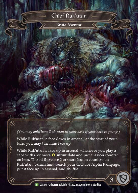 Chief Ruk'utan - LGS145 card image