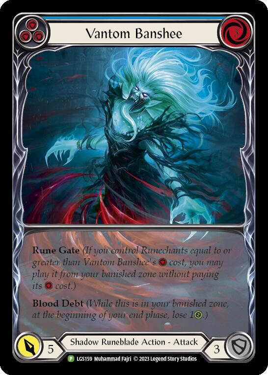 Vantom Banshee (Blue) (Extended Art) - LGS159 card image