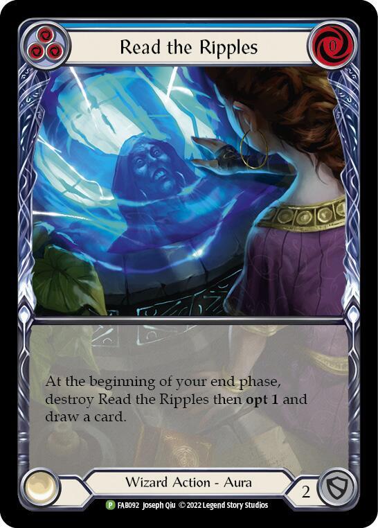 Read the Ripples (Blue) - FAB092 card image