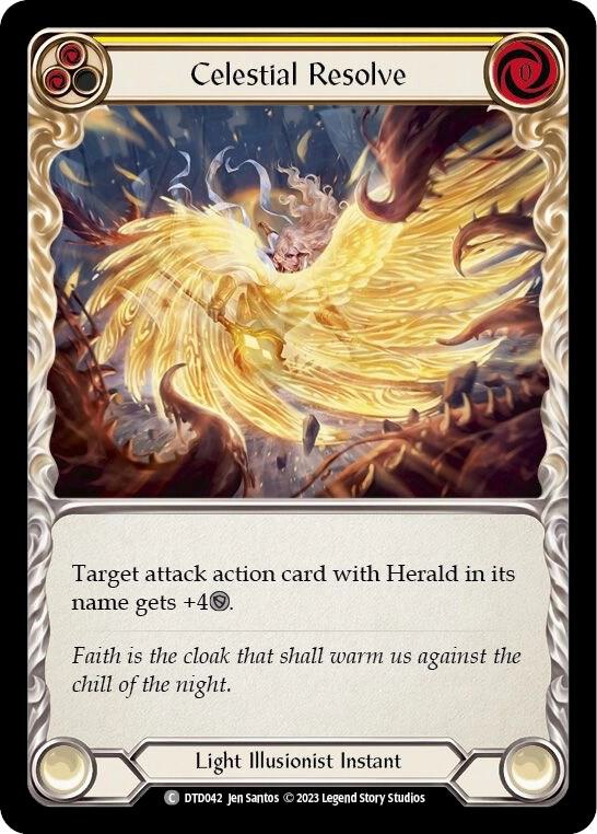 Celestial Resolve (Yellow) card image