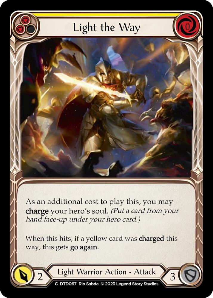 Light the Way (Yellow) card image
