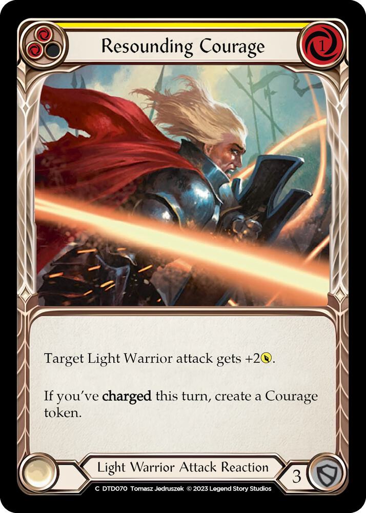Resounding Courage (Yellow) card image