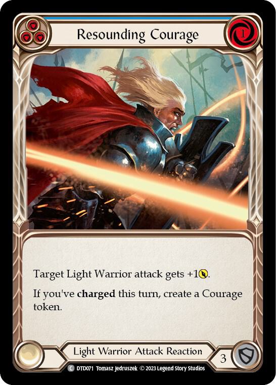 Resounding Courage (Blue) card image