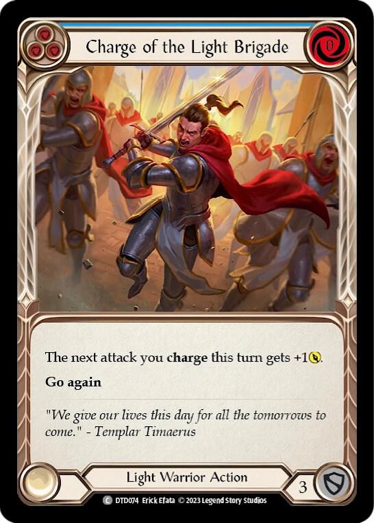 Charge of the Light Brigade (Blue) card image