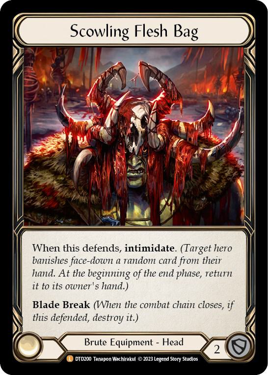 Scowling Flesh Bag card image