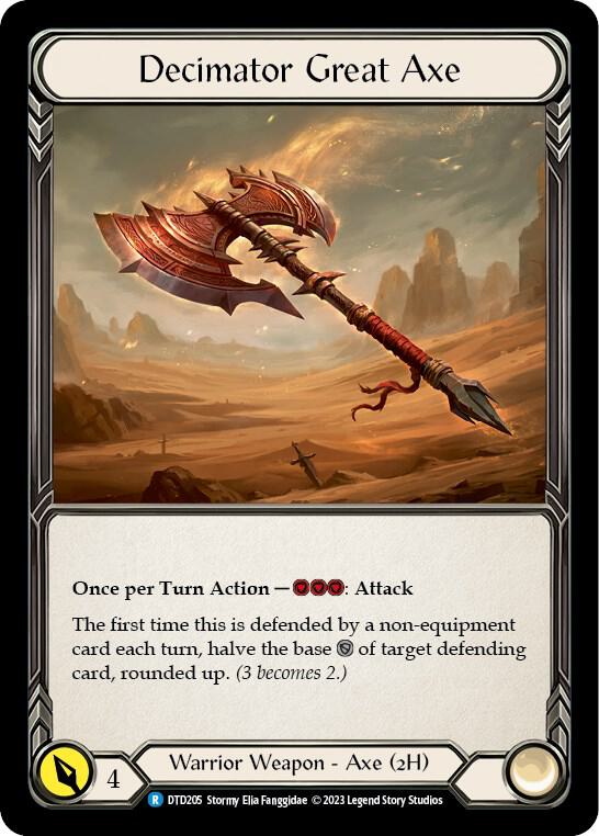 Decimator Great Axe card image