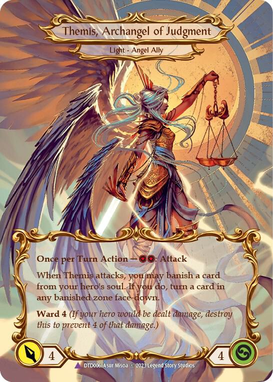 Figment of Judgment // Themis, Archangel of Judgment (Marvel) card image