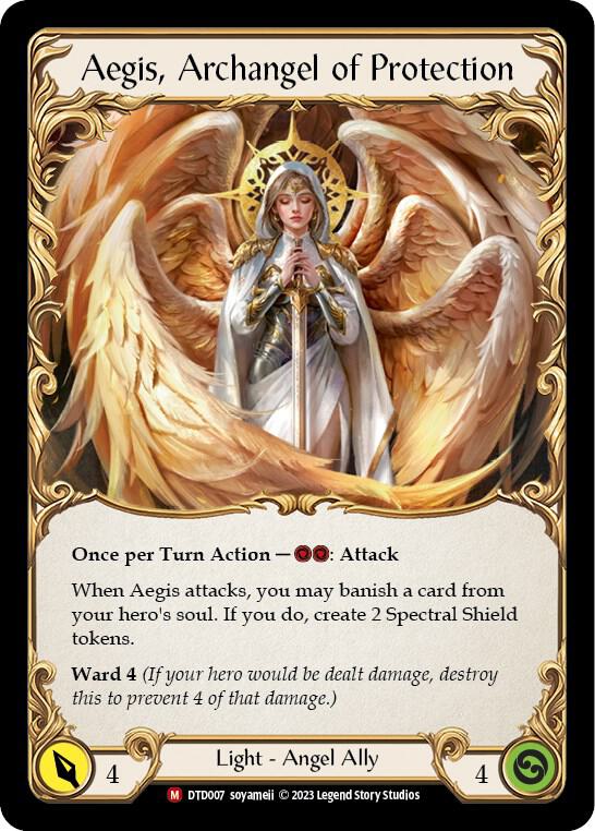 Figment of Protection // Aegis, Archangel of Protection card image