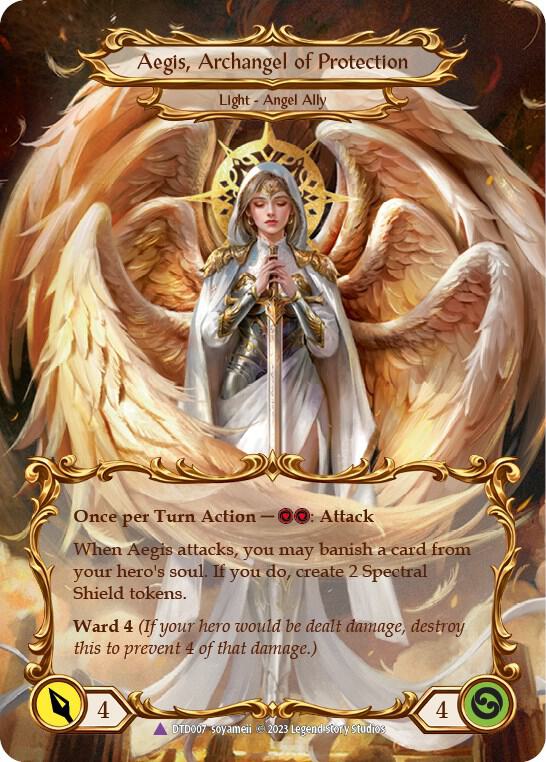 Figment of Protection // Aegis, Archangel of Protection (Marvel) card image