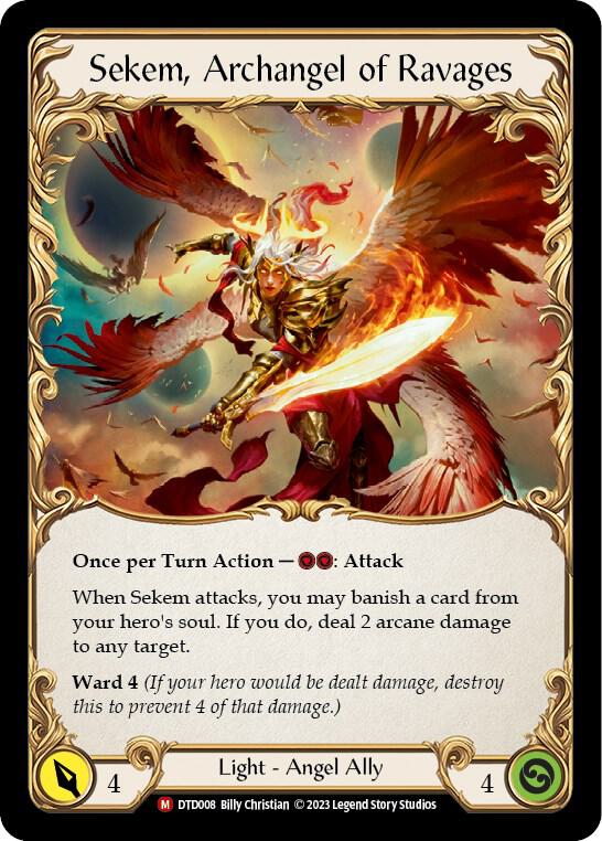 Figment of Ravages // Sekem, Archangel of Ravages card image