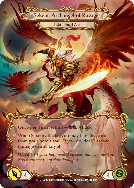 Figment of Ravages // Sekem, Archangel of Ravages (Marvel) card image