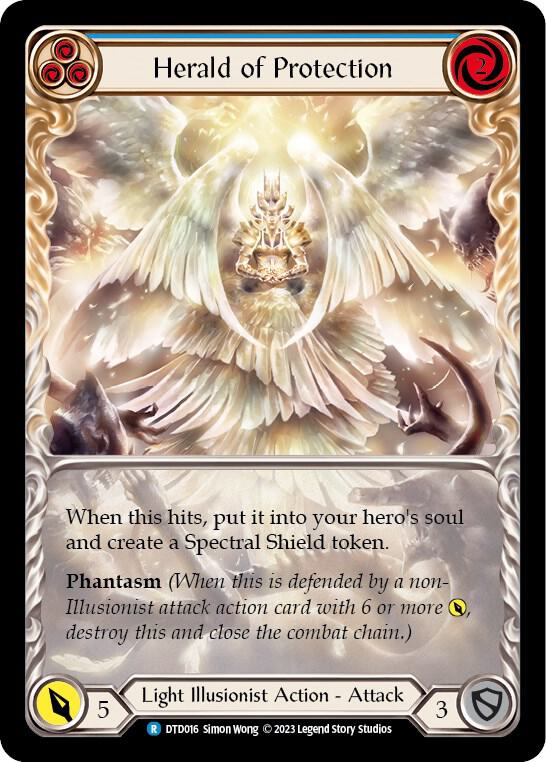 Herald of Protection (Blue) card image