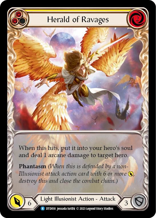 Herald of Ravages (Yellow) card image