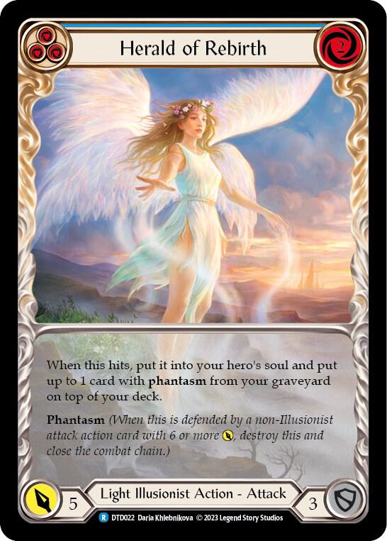 Herald of Rebirth (Blue) card image