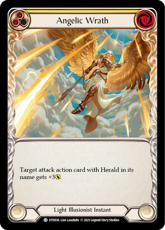 Angelic Wrath (Yellow) card image