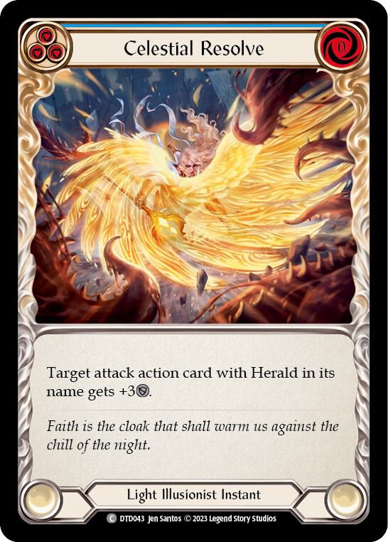 Celestial Resolve (Blue) card image
