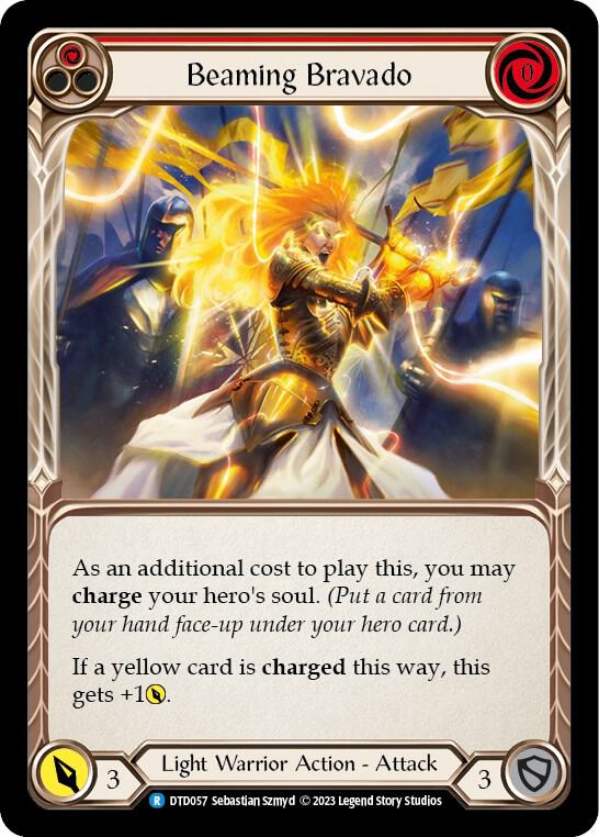 Beaming Bravado (Red) card image