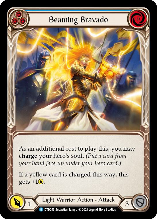 Beaming Bravado (Blue) card image