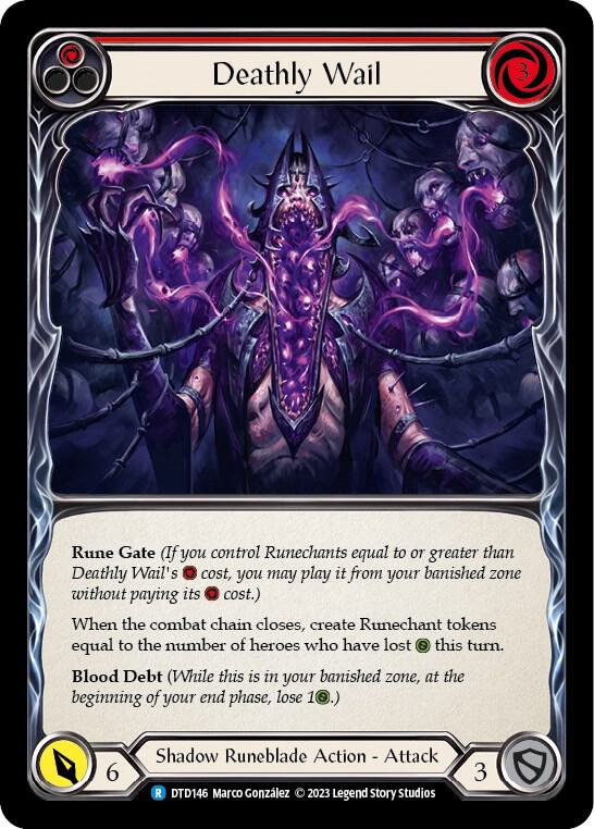 Deathly Wail (Red) card image