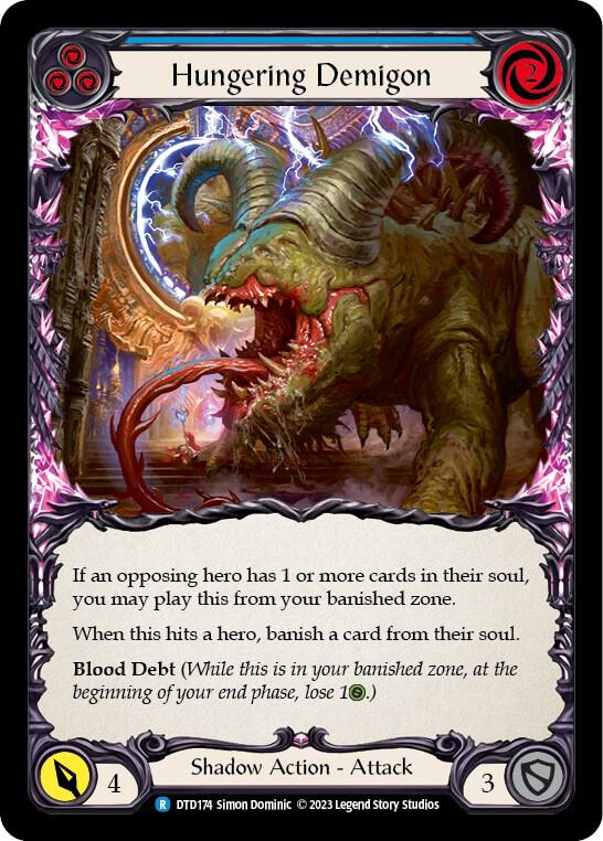 Hungering Demigon (Blue) card image