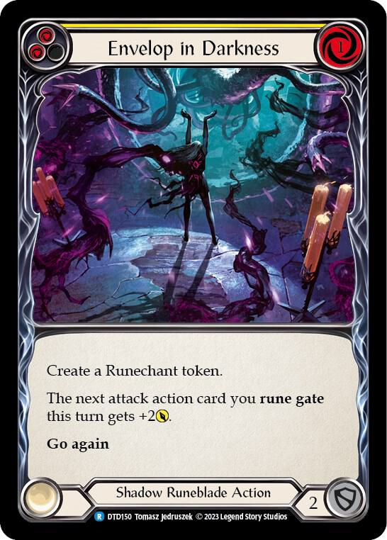 Envelop in Darkness (Yellow) card image