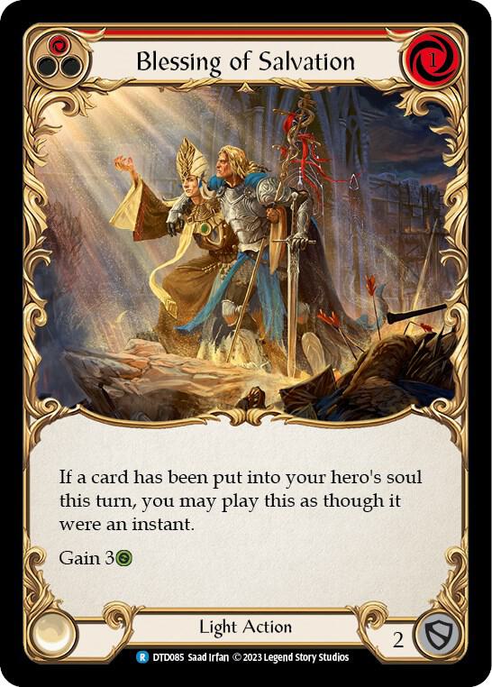 Blessing of Salvation (Red) card image