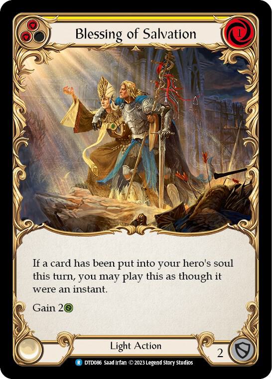 Blessing of Salvation (Yellow) card image