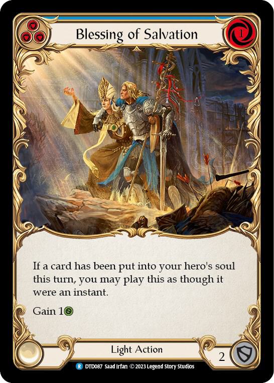 Blessing of Salvation (Blue) card image