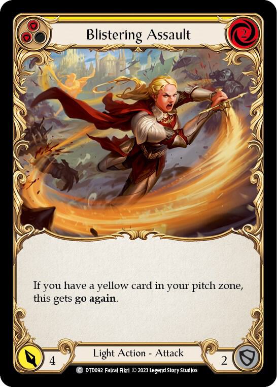 Blistering Assault (Yellow) card image