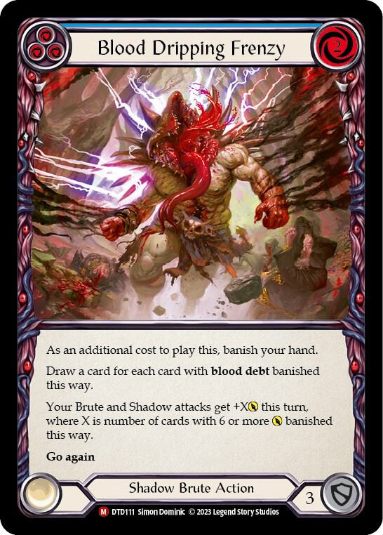 Blood Dripping Frenzy card image