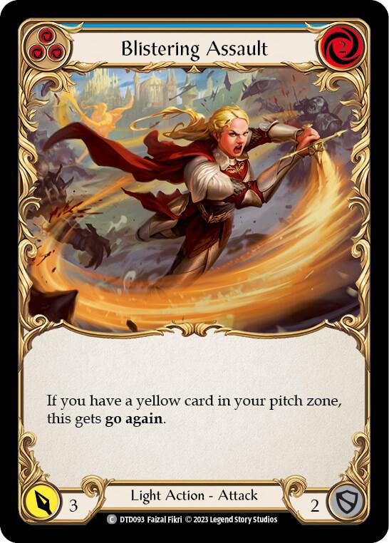 Blistering Assault (Blue) card image